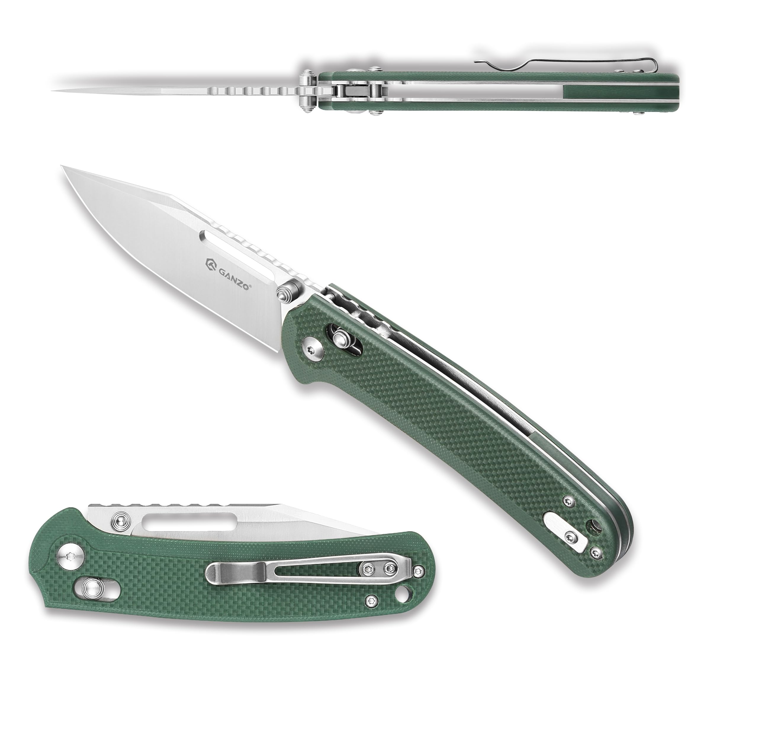 Amazon.com : Ganzo G768-GB EDC Folding Pocket Knife Razor Sharp D2